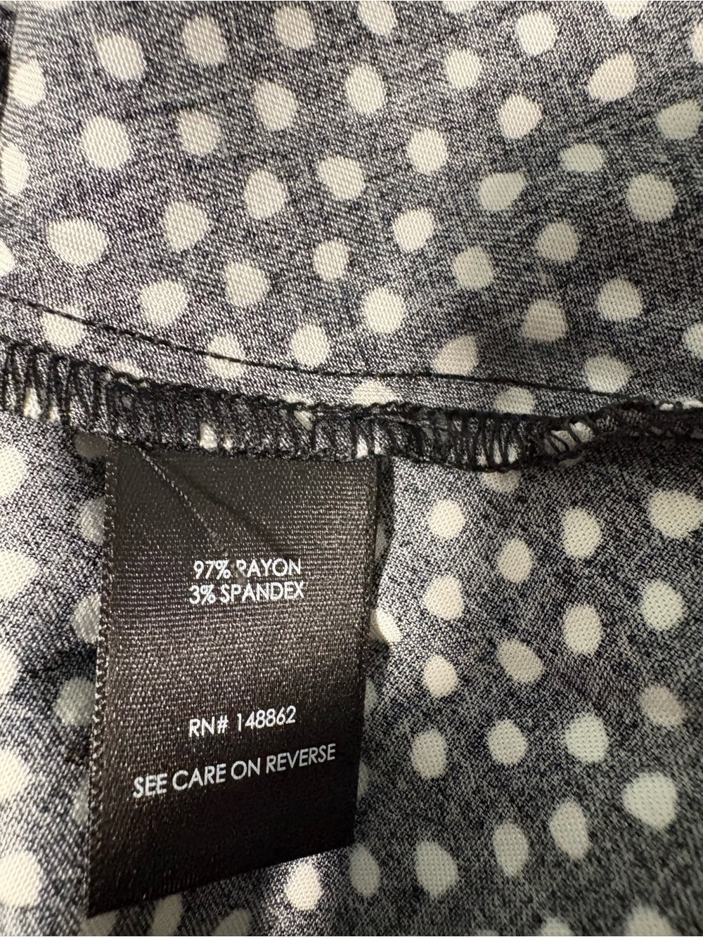 Torrid Black & White Polka Dot Short Sleeve Dress Size 3x New With Tags - Picture 7 of 7